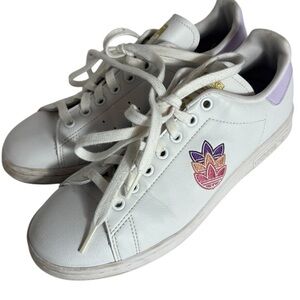 Adidas Stan Smith White Multi Trefoil Logo Size 8